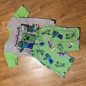 Minecraft Size 4/5 PJs